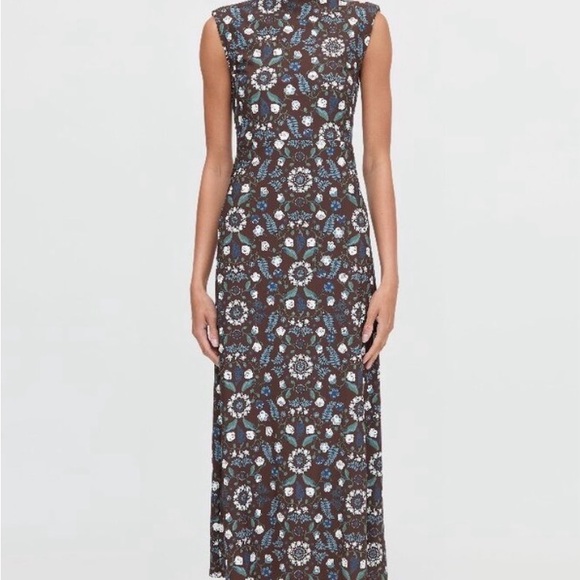 Hill House “ The Sloane Dress / Chocolate Sweedish Floral” - Picture 3 of 3